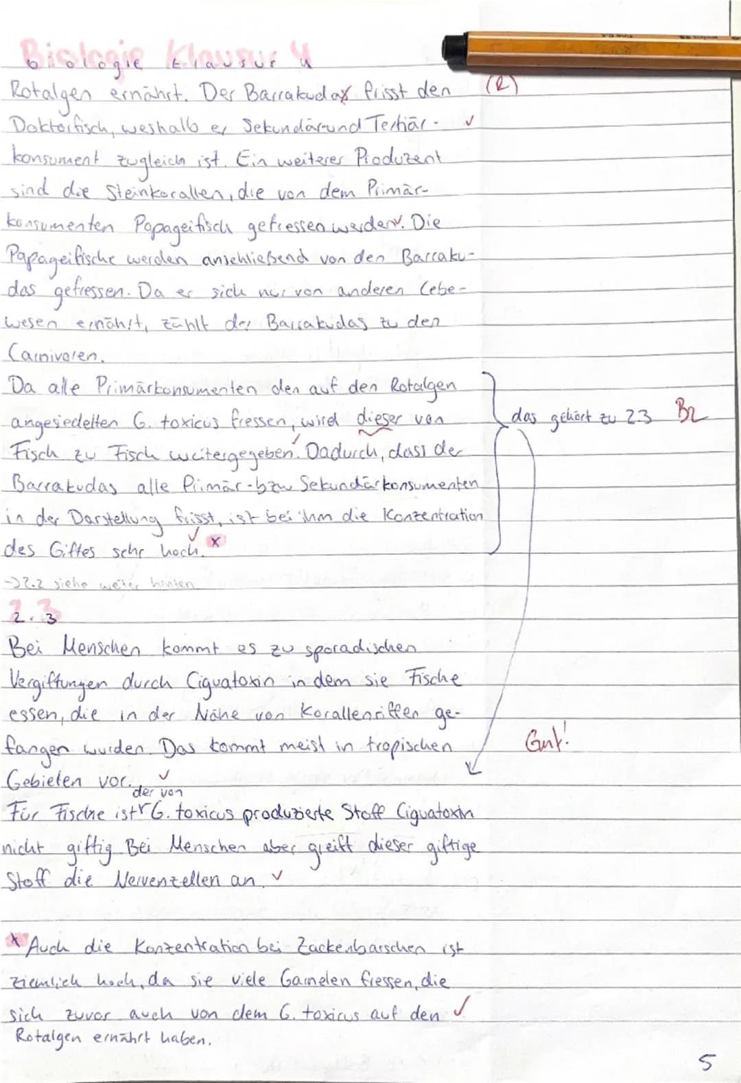 Biologie klausury
A. Die Rauber-Bute-Beziehung ist eine Wechselwirkung zwischen der Räuber- und Beutepopulation.
Es gibt insgesamt diei Cotk