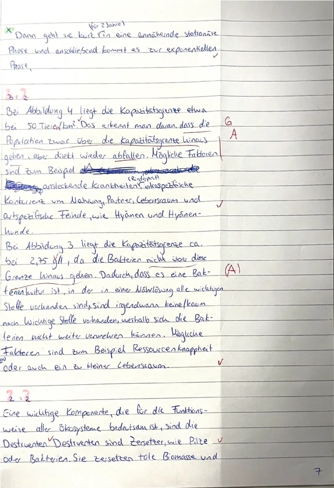 Biologie klausury
A. Die Rauber-Bute-Beziehung ist eine Wechselwirkung zwischen der Räuber- und Beutepopulation.
Es gibt insgesamt diei Cotk