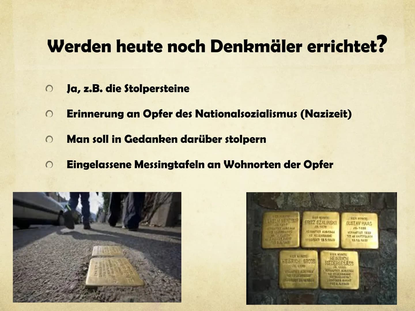 Denkmäler im
Deutschen Kaiserreich
GFS Geschichte
Marie-Sophie Pfeffer 8a Gliederung
1) Leitfrage
2) Allgemeine Informationen zu Denkmälern
