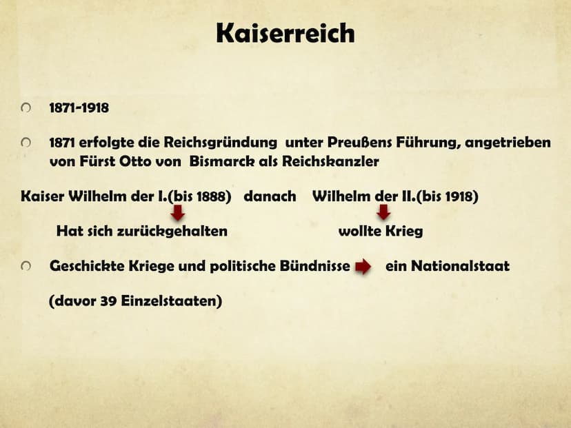 Denkmäler im
Deutschen Kaiserreich
GFS Geschichte
Marie-Sophie Pfeffer 8a Gliederung
1) Leitfrage
2) Allgemeine Informationen zu Denkmälern
