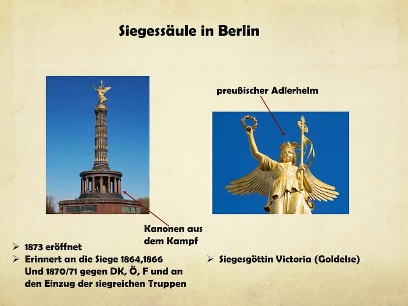Denkmäler im
Deutschen Kaiserreich
GFS Geschichte
Marie-Sophie Pfeffer 8a Gliederung
1) Leitfrage
2) Allgemeine Informationen zu Denkmälern
