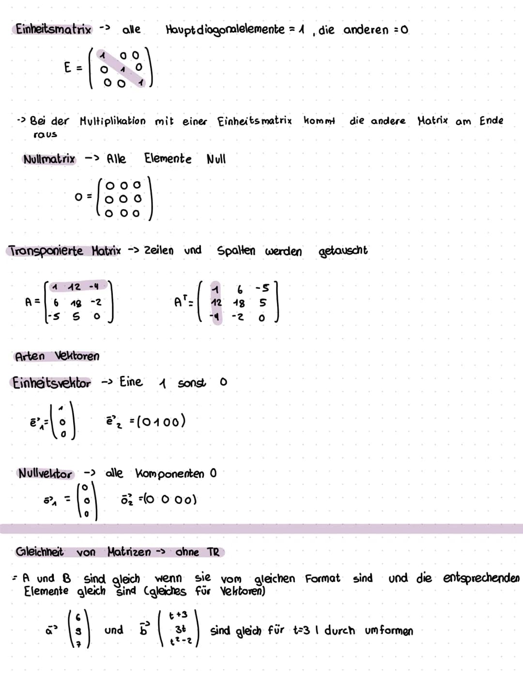 A =
Arten
Lineare Algebra
m = zeile
011 012 013
0₂1 022 023
(931 932 azz/n.
Immer erst Zeile dann Spalte!
2 x 32 Zeilen & 3 Spalten
MATRIBEN
