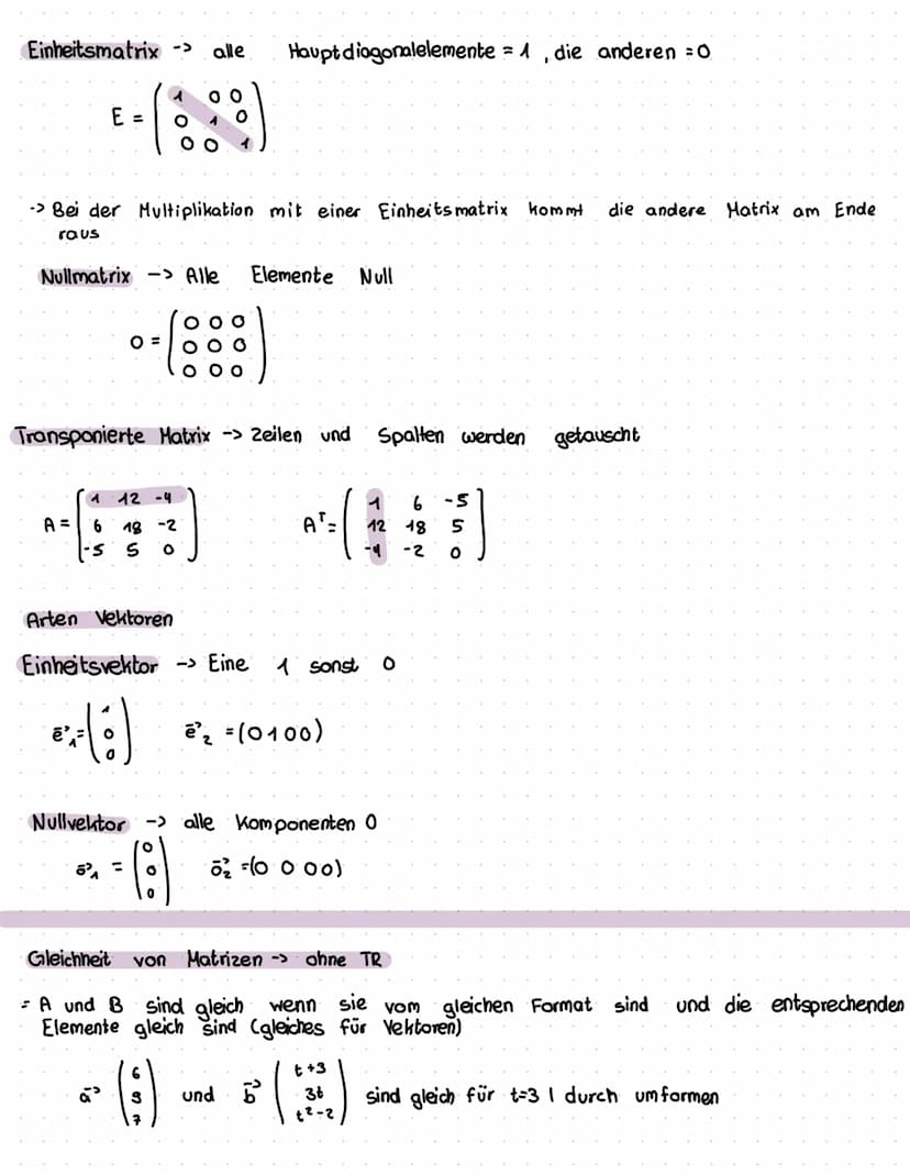 A =
Arten
Lineare Algebra
m = zeile
011 012 013
0₂1 022 023
(931 932 azz/n.
Immer erst Zeile dann Spalte!
2 x 32 Zeilen & 3 Spalten
MATRIBEN