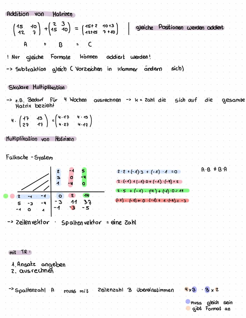A =
Arten
Lineare Algebra
m = zeile
011 012 013
0₂1 022 023
(931 932 azz/n.
Immer erst Zeile dann Spalte!
2 x 32 Zeilen & 3 Spalten
MATRIBEN