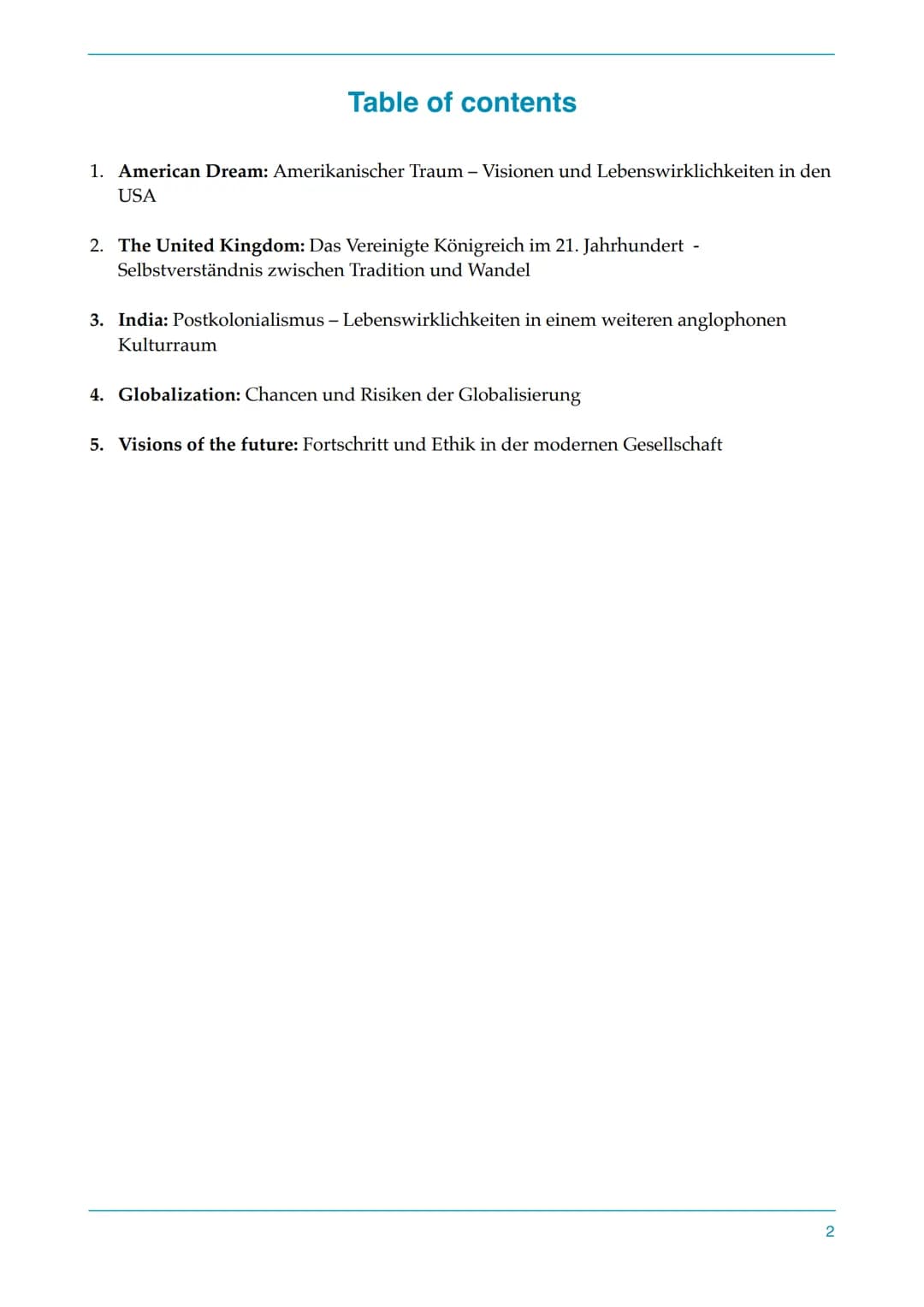 ENGLISCH LK
Abitur 2020
Lernzettel
99 punctuation
adjective
ENGLISH
(a)
noun) subject & Table of contents
1. American Dream: Amerikanischer 