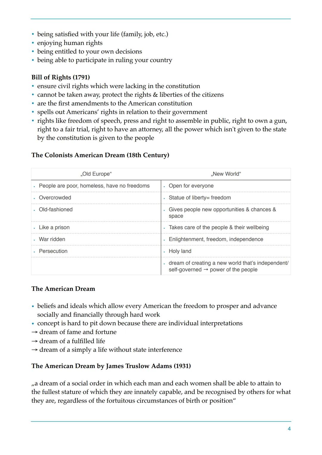 ENGLISCH LK
Abitur 2020
Lernzettel
99 punctuation
adjective
ENGLISH
(a)
noun) subject & Table of contents
1. American Dream: Amerikanischer 