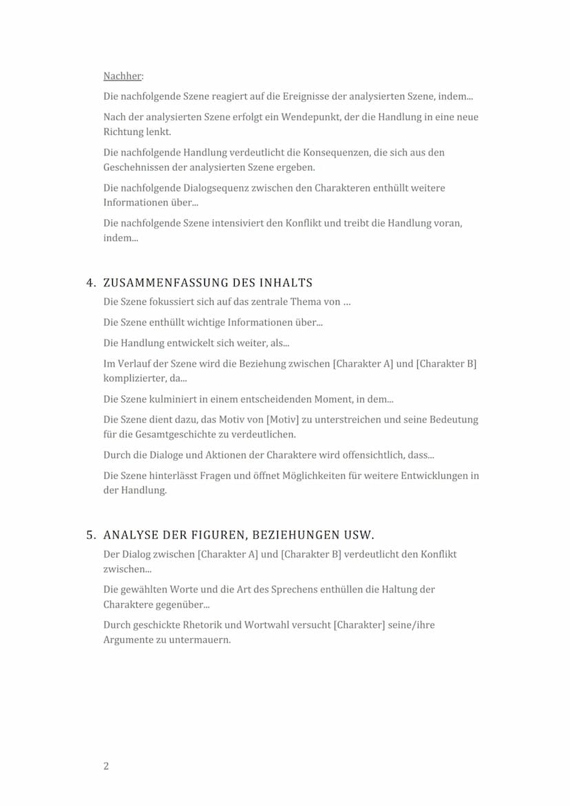 ,,Die Physiker" Friedrich Dürrenmatt
FORMUIERUNGSHILFEN FÜR EINE
SZENENANALYSE
1. EINLEITUNG
Die nachfolgende Szenenanalyse konzentriert sic