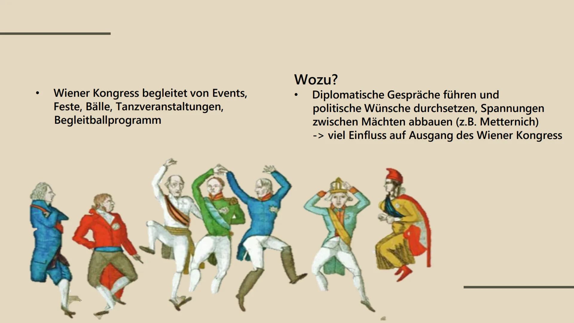GESCHICHTE
WIENER KONGRESS
D
27.02.23 WIENER KONGRESS
INHALTSANGABE INHALTSANGABE
Vorgeschichte
Allgemein
Organisation des Kongresses
,,Der 