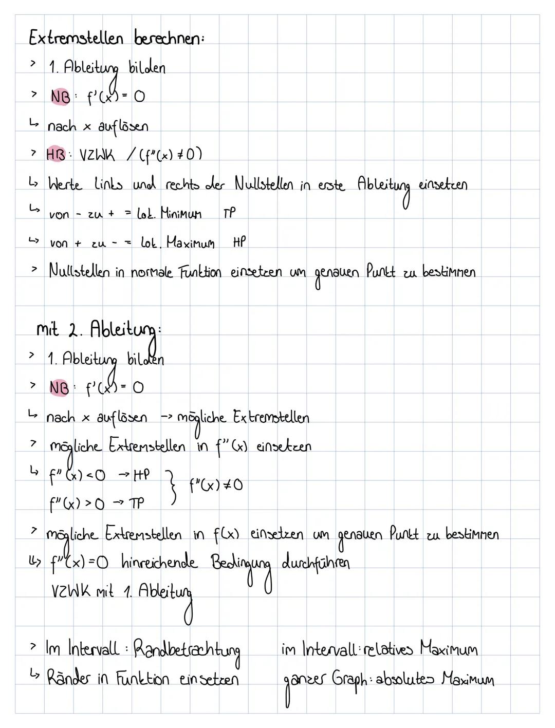 MERKZE
MEROMZETTEL
Funktionsanalyse
Nullstellen: Funktion immer erst = 0 setzen
1. f(x) = x²-e lumformen und anschließendes Wurzelziehen
↳ $