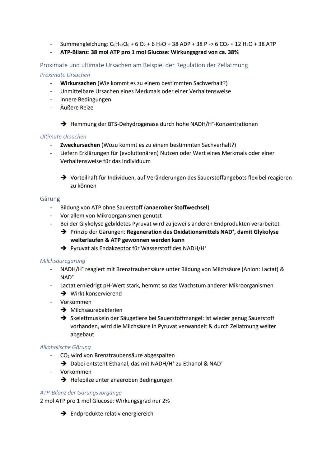 Dissimilationsprozesse
Aufbau eines Mitochondriums
AVURD
mtDNA
äußere Membran
Intermembranraum
innere Membran
Glykolyse
Matrix
Ribosomen
Abi
