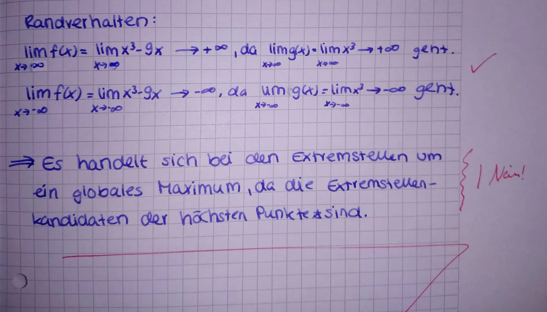 Mathematik
Klausur Nr.3 | 18/19
Thema:
Hilfsmittelfreier Teil (30 Min)
Name:
Datum:
03.04.19
Klasse:
EF M G2
Hilfsmittelfreier Teil
Bei der 