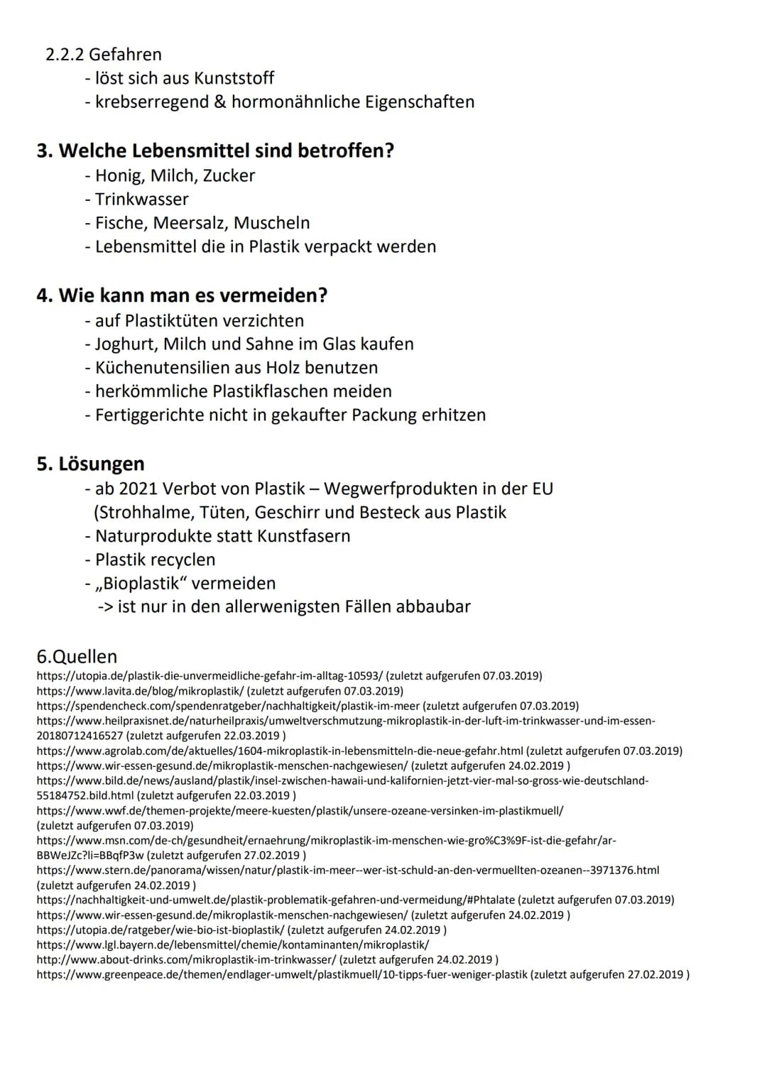 1. Ursachen
1.1 Plastik in Wasser
1.1.1 Plastikmüll in den Ozeanen
- jährlich landen 30 mio. Tonnen Kunststoff im Meer
1.1.2 Plastikinseln
H