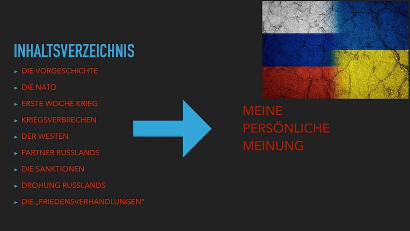 DER RUSSLAND UKRAINE KONFLIKT INHALTSVERZEICHNIS
► DIE VORGESCHICHTE
► DIE NATO
► ERSTE WOCHE KRIEG
►
KRIEGSVERBRECHEN
► DER WESTEN
▸ PARTNE