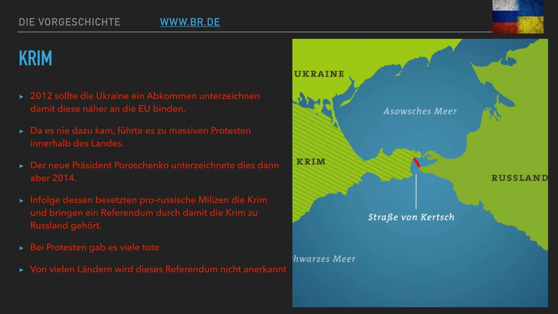 DER RUSSLAND UKRAINE KONFLIKT INHALTSVERZEICHNIS
► DIE VORGESCHICHTE
► DIE NATO
► ERSTE WOCHE KRIEG
►
KRIEGSVERBRECHEN
► DER WESTEN
▸ PARTNE