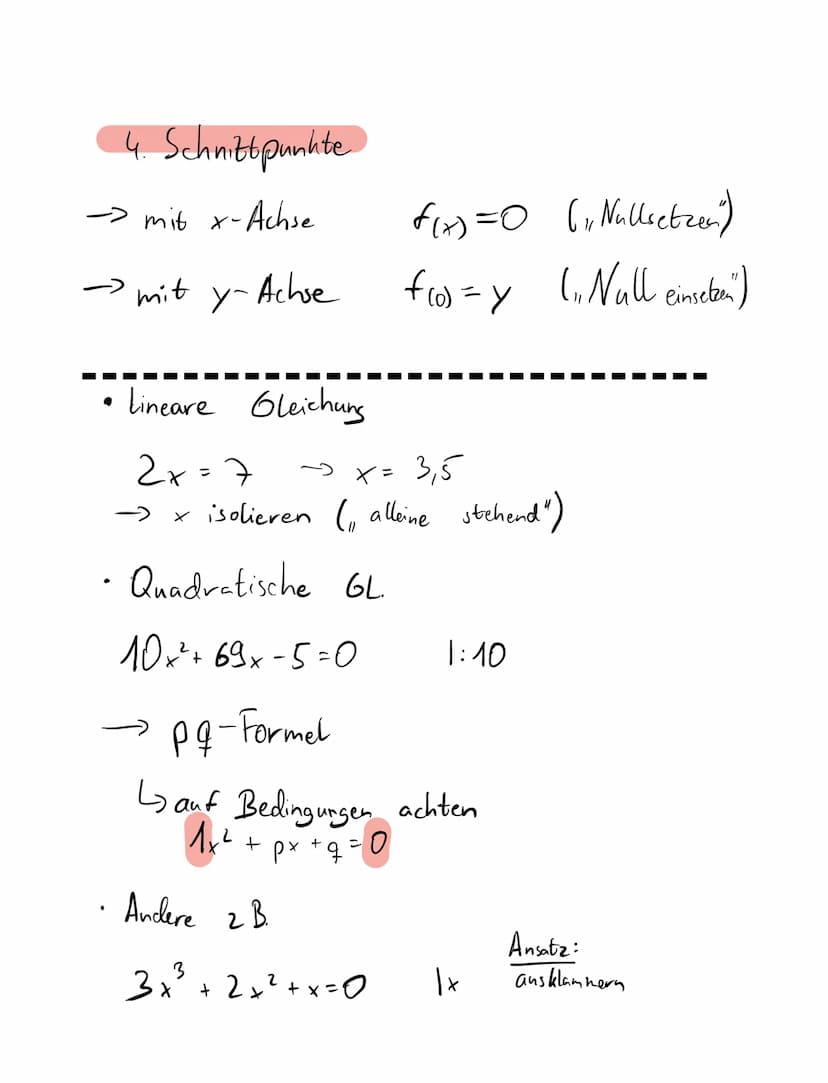 Aspekte der Funktionsuntersuchung / Kurvendismuusion
1. Definitionsmenge
+
a) D = R²₁
b) D = R1 {2}
c) 1D = R + \ { 1 }
M
2. Symetrieverhalt