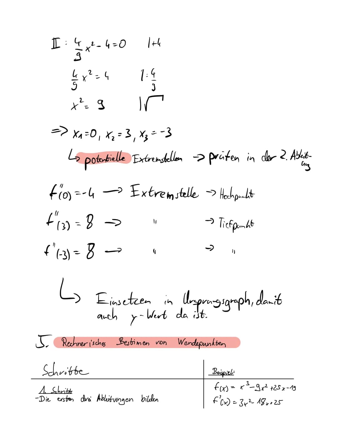 Aspekte der Funktionsuntersuchung / Kurvendismuusion
1. Definitionsmenge
+
a) D = R²₁
b) D = R1 {2}
c) 1D = R + \ { 1 }
M
2. Symetrieverhalt