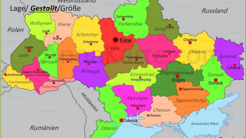 Ukraine
Habt Ihr euch schon einmal gefragt, ob die
Ukraine ein Schwellenland oder
Entwicklungsland ist? ER
Überblick
●
●
Verortung
Lage/Gest