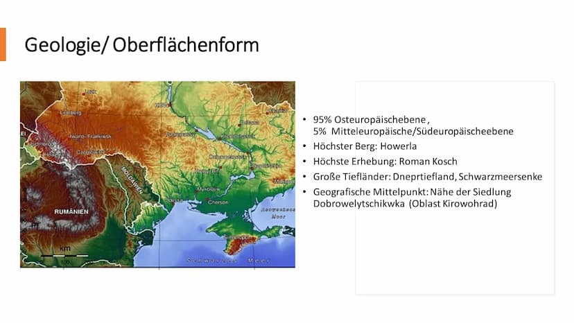 Ukraine
Habt Ihr euch schon einmal gefragt, ob die
Ukraine ein Schwellenland oder
Entwicklungsland ist? ER
Überblick
●
●
Verortung
Lage/Gest