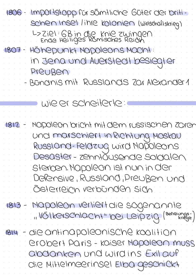 Napoleon Bonaparte
Sein Aufstieg zur Macht:
1769- Geburt in korsika
(Ausbildung an der Militärschule von Brienne).
1785-er wurde Leutnant de