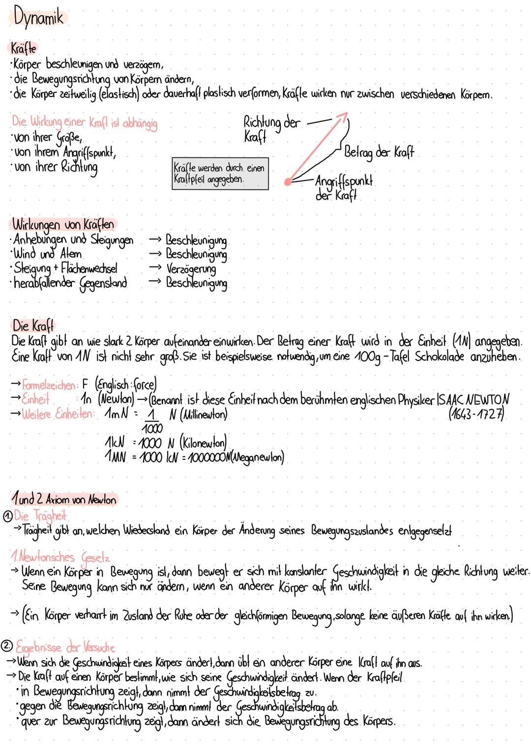  Physik
Kinemalik
Was ist eine Bewegung?
Ein Objekt (Körper) verändert seinen Ort in einem Raum.
In der Physik wird unter einer Bewegung ein