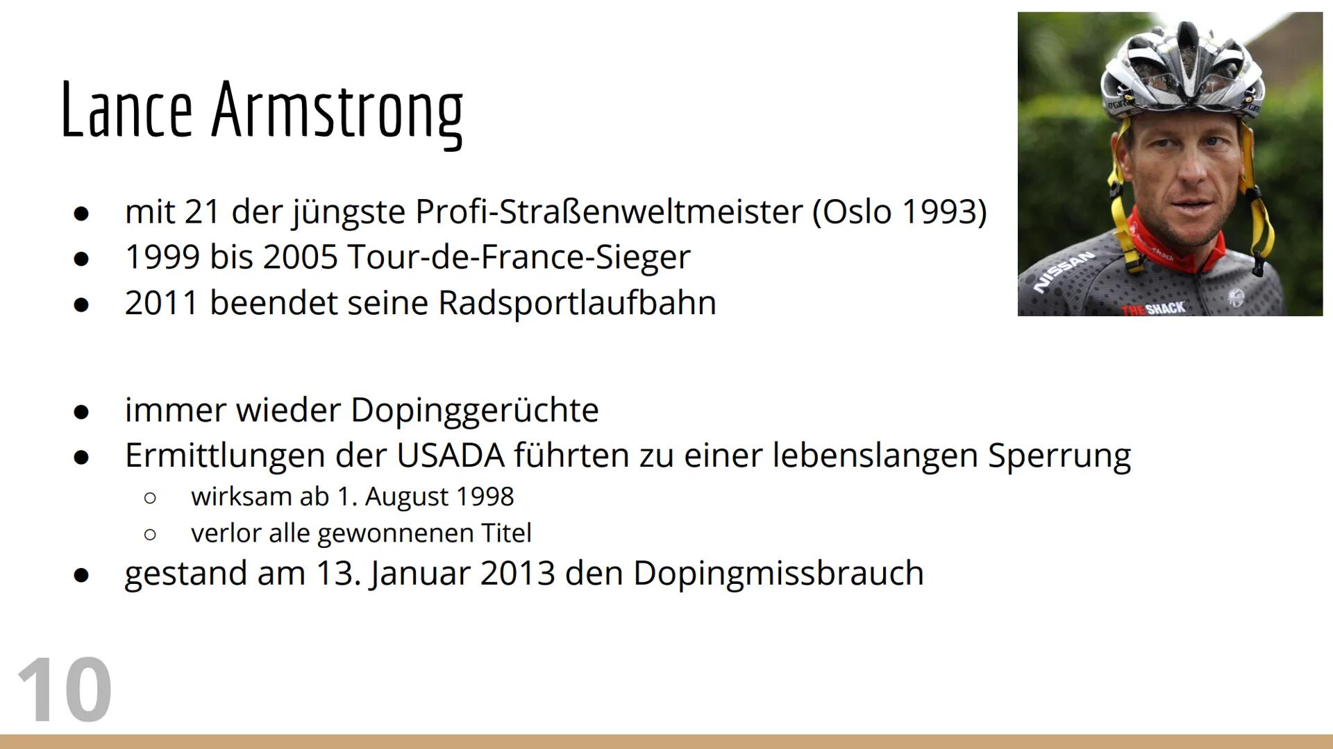 Doping
ein weit verbreitetes Problem Struktur
1. Was ist Doping?
2. Doping in der Vergangenheit
3. Substanzen & Methoden
4. Dopingkontrollen