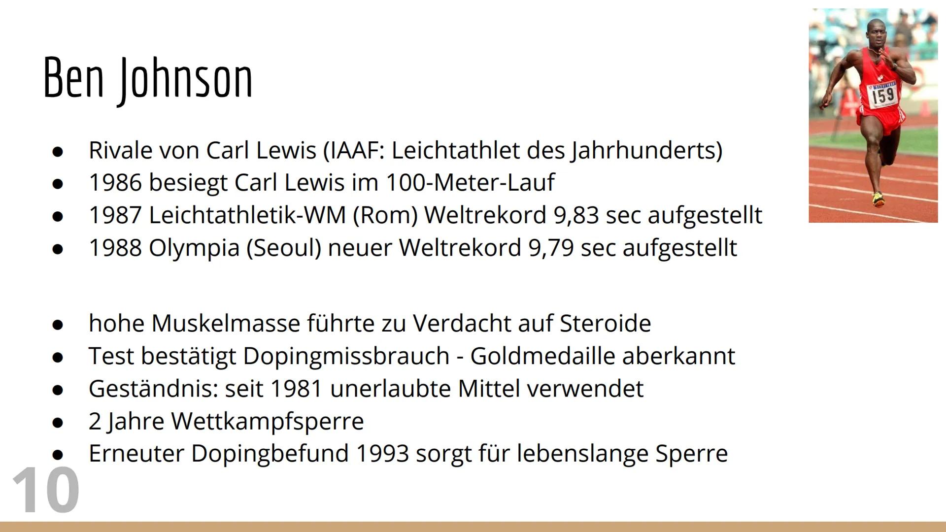 Doping
ein weit verbreitetes Problem Struktur
1. Was ist Doping?
2. Doping in der Vergangenheit
3. Substanzen & Methoden
4. Dopingkontrollen