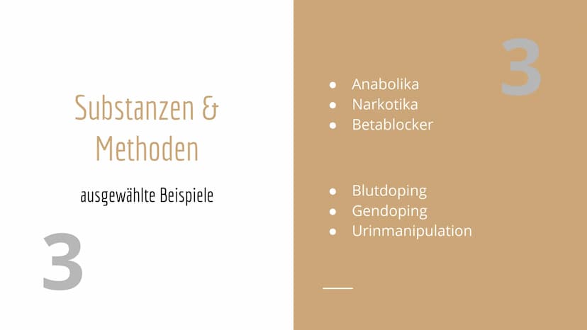 Doping
ein weit verbreitetes Problem Struktur
1. Was ist Doping?
2. Doping in der Vergangenheit
3. Substanzen & Methoden
4. Dopingkontrollen