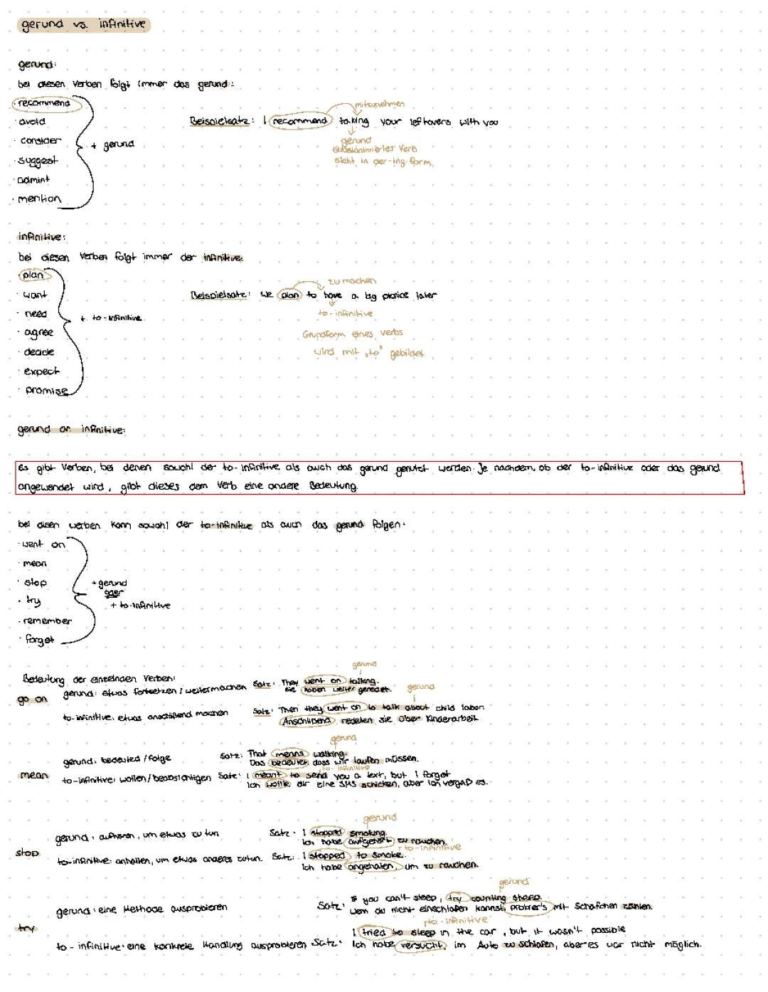 gerund vs. infinitive 