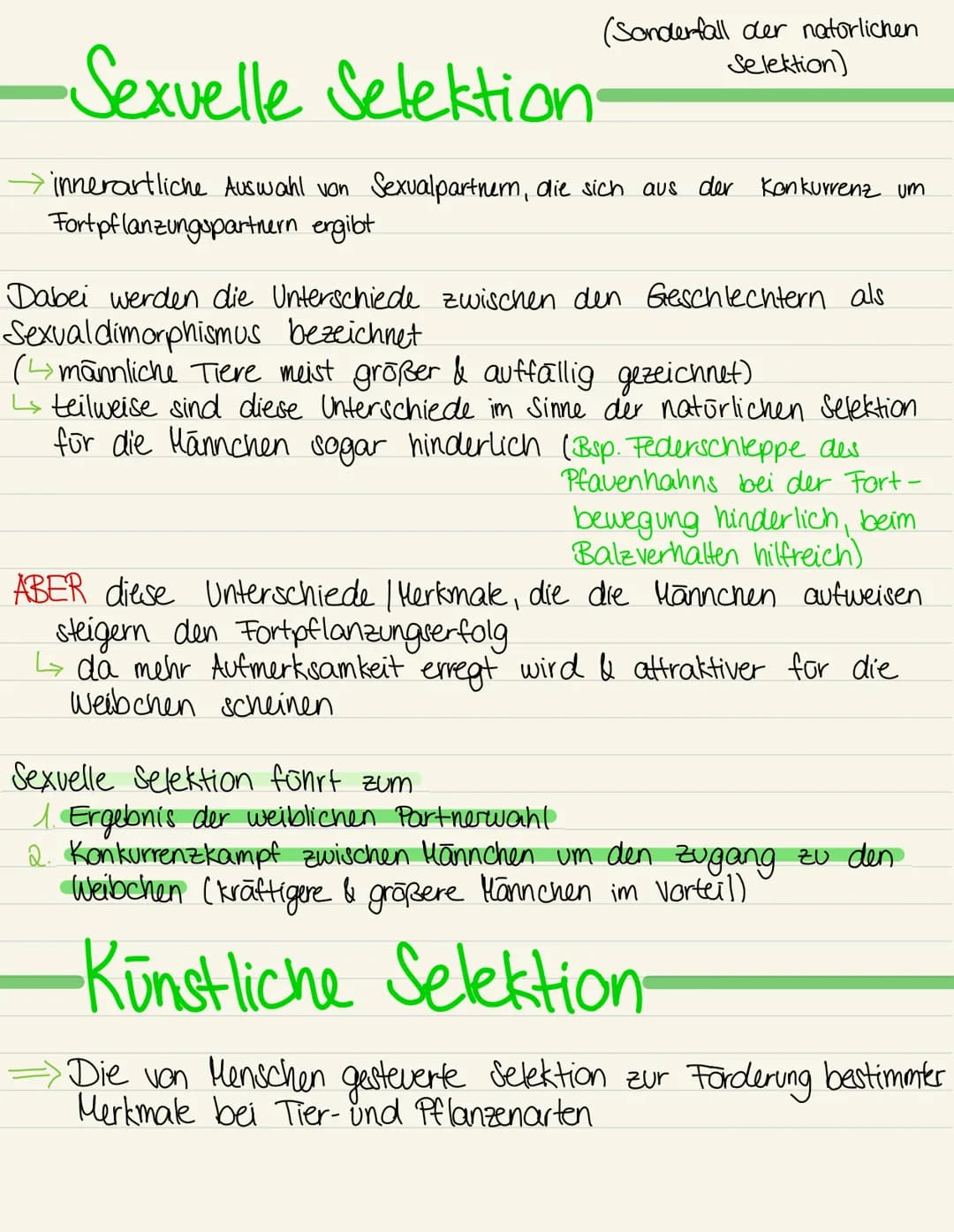 Richtende | transformierende Selektion
Anzahl der
Individuen
Selektionsformen.
Selektions
druck
Herkmal (Bsp. Laufgeschwindigkeit)
Selektion