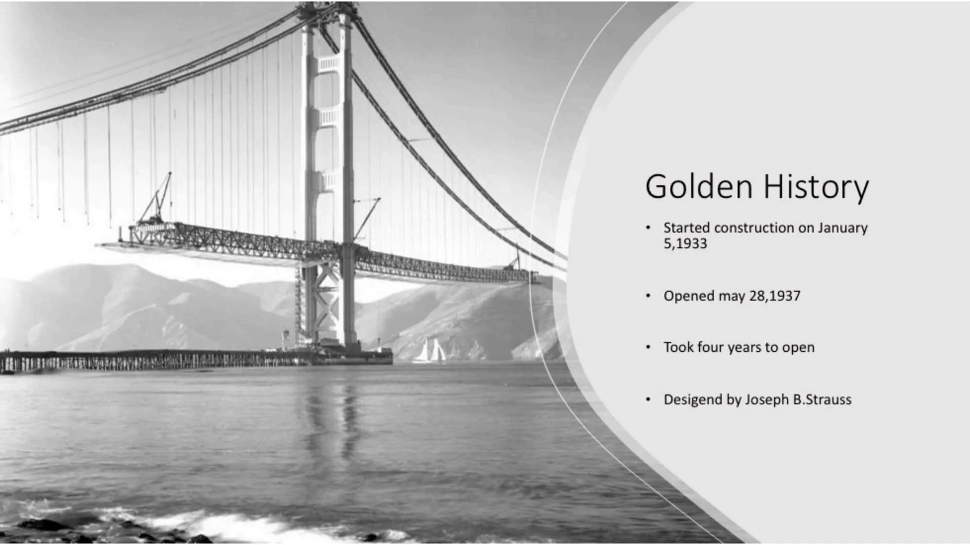 POWERT
14
YDE
NO TIMET NO UNL
SAN FRANCISCO MUNICIPAL PAILWAY
California The Golden
Gate Bridge
●
Is on of the largest bridges in the
world
