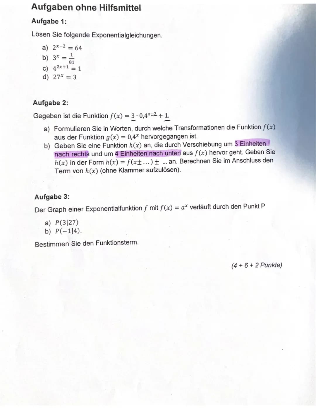 Exponentialfunktionen