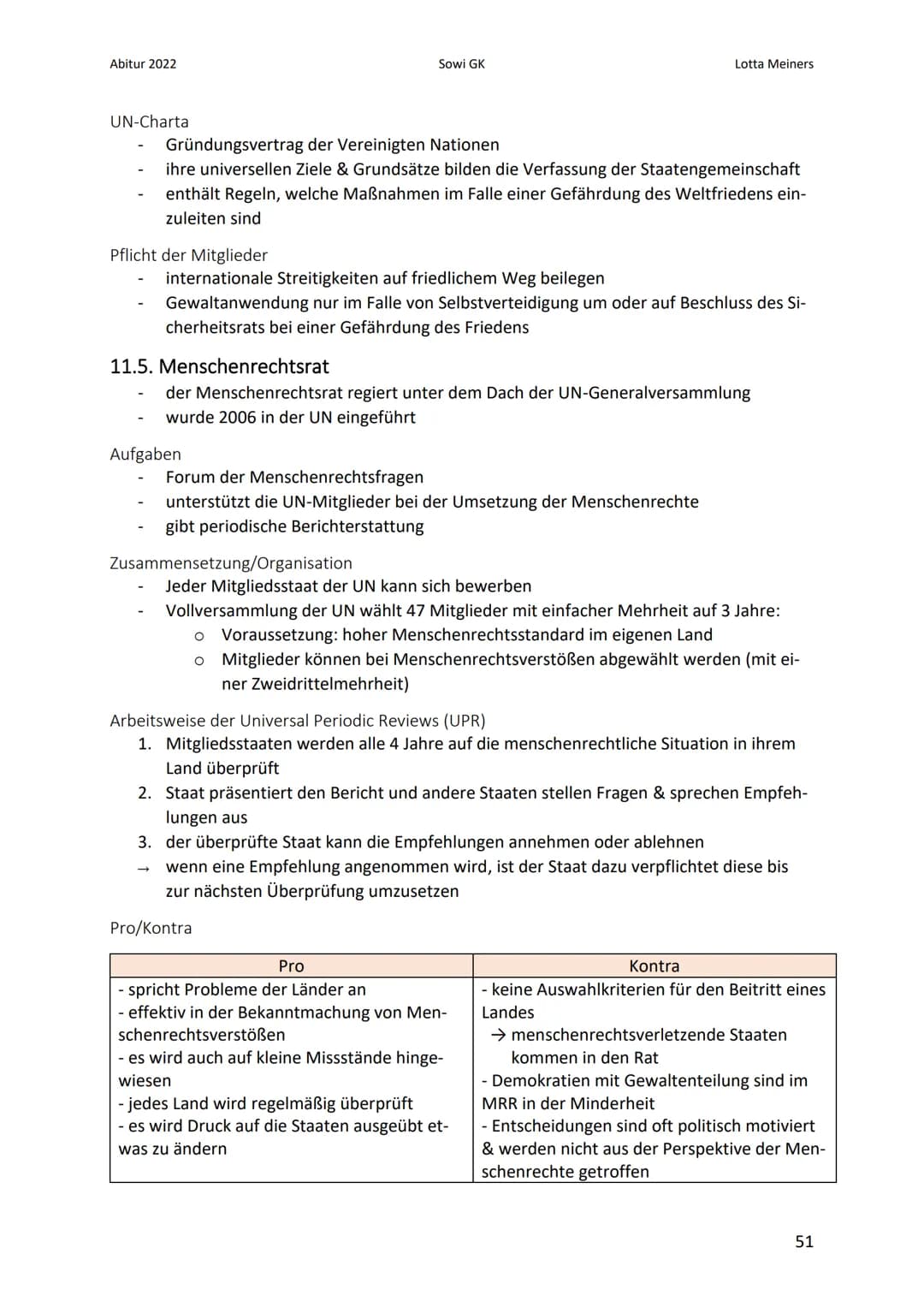 Abitur 2022
11. Menschenrechte - UNO
11.1. grundlegende Herausforderungen internationaler Politik
Anarchie
Friedens- & Sicherheitspolitik
In