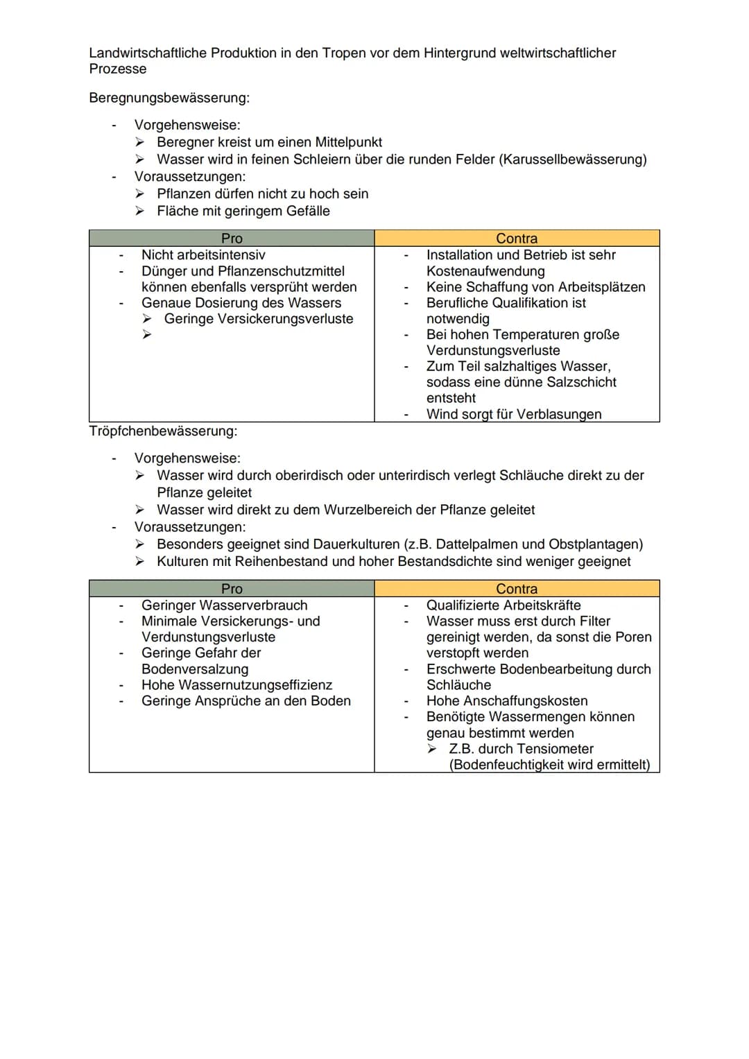 Landwirtschaftliche Produktion in den Tropen vor dem Hintergrund weltwirtschaftlicher
Prozesse
Definition: Landwirtschaft
Landwirtschaft bes