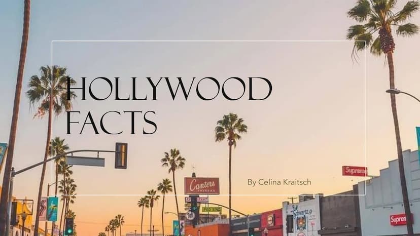 HOLLY WOOD
HOLLYWOOD
WHERE DREAMS COME TRUE
By Celina Kraitsch HOLLYWOOD
STOP
CONTENT
1. MOVIE INDUSTRY
2. SIGHTS
3. HOLLYWOOD SIGN
4. FACTS