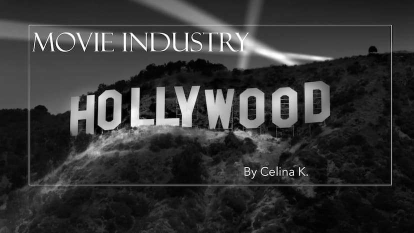 HOLLY WOOD
HOLLYWOOD
WHERE DREAMS COME TRUE
By Celina Kraitsch HOLLYWOOD
STOP
CONTENT
1. MOVIE INDUSTRY
2. SIGHTS
3. HOLLYWOOD SIGN
4. FACTS