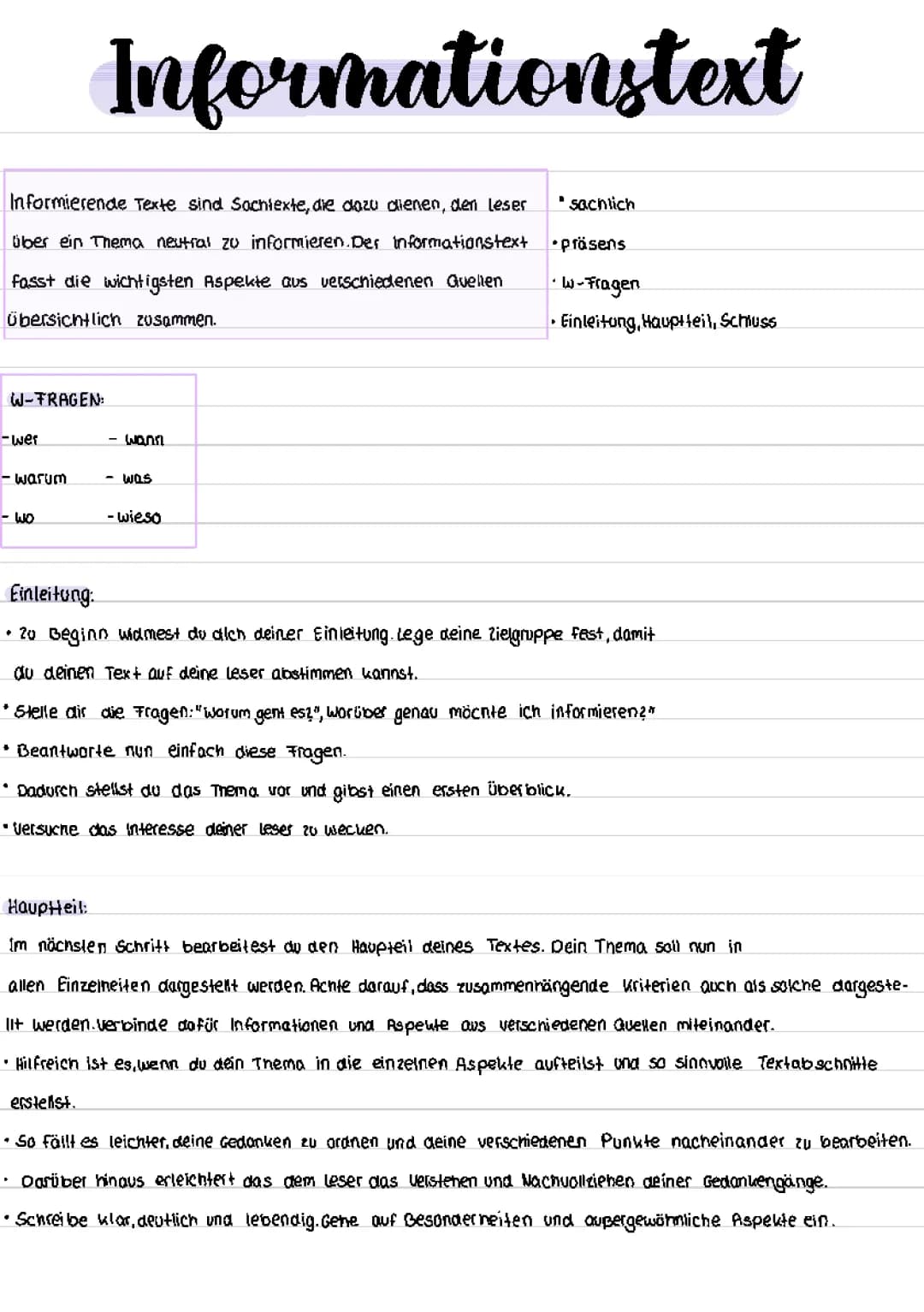 informationstext|aufbau 