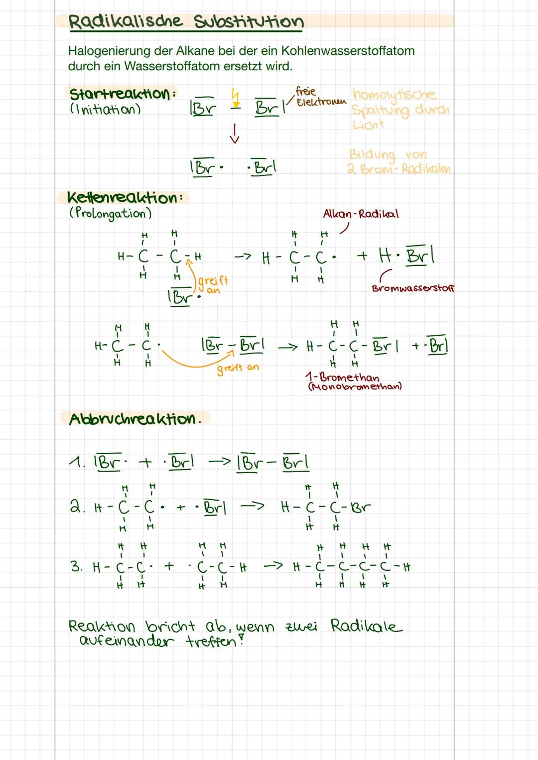 chemie
Alkane
Alkane sind gesättigte Kohlenwasserstoffe mit maximal möglicher Zahl
an Wasserstoff-Atomen. Sie sind über Einfachbindungen ver