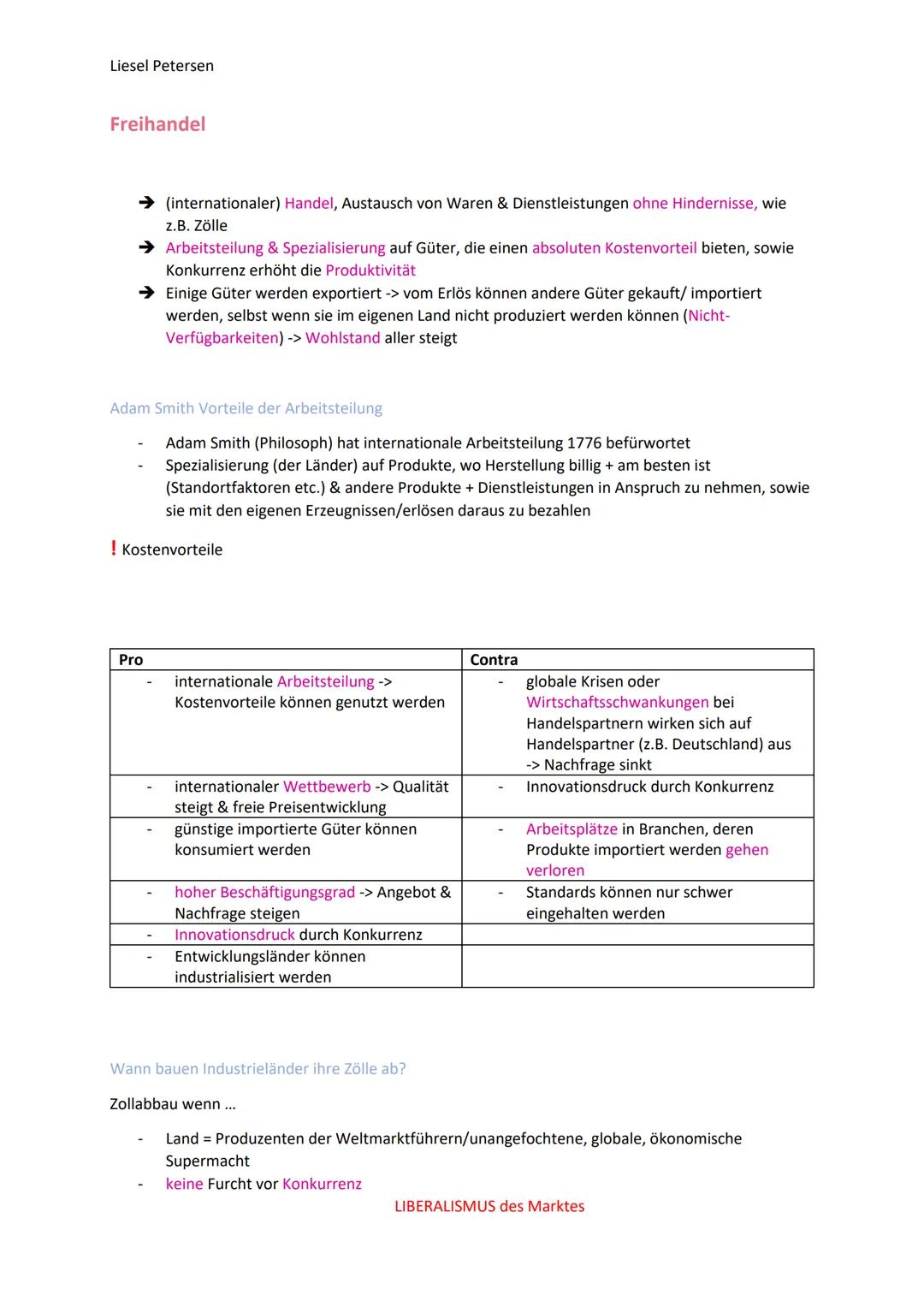 Liesel Petersen

Das erste internationale Freihandelsabkommen

„Allgemeines Zoll- & Handelsabkommen"
(GATT)

→ 1947 eingeführt, 1995 abgelös