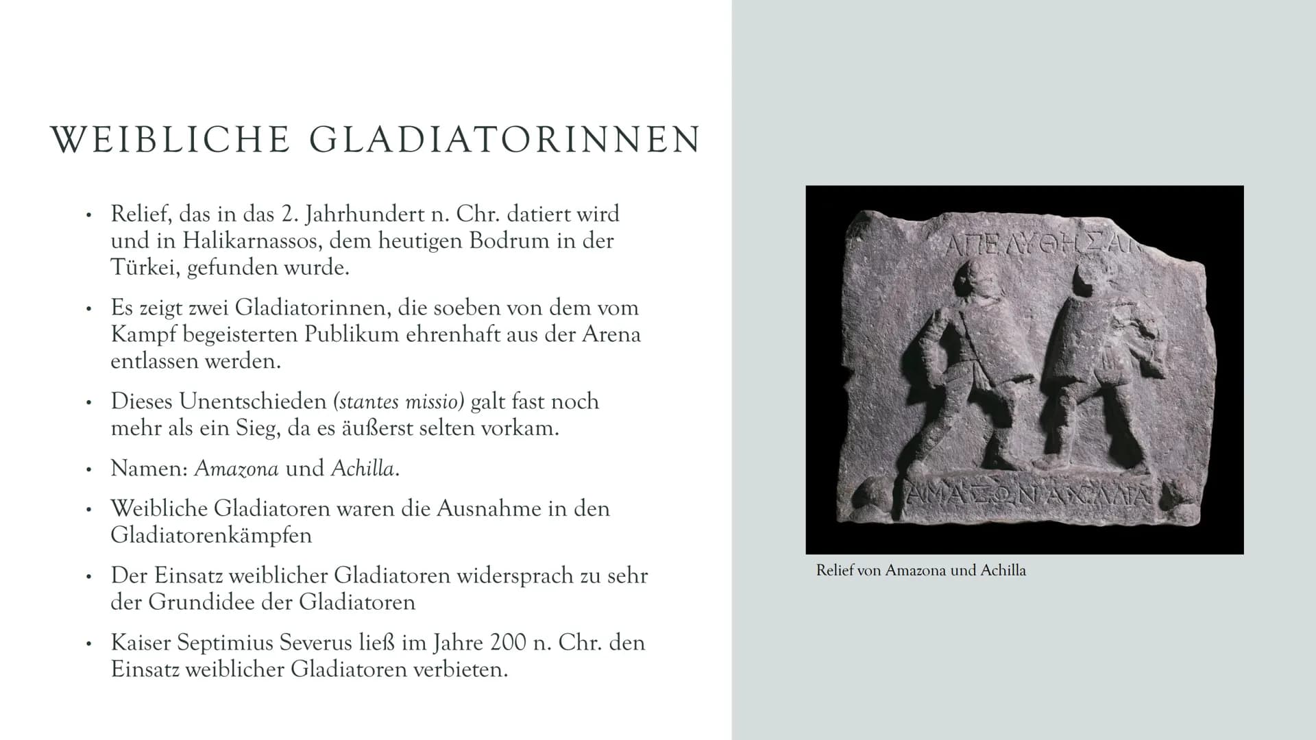 DER
GLADIATOR ●
WIESO DIESES THEMA?
Finden die Kämpfe spannend
Wissen nicht viel darüber
Wollten zuerst das römische Theater
präsentieren IN