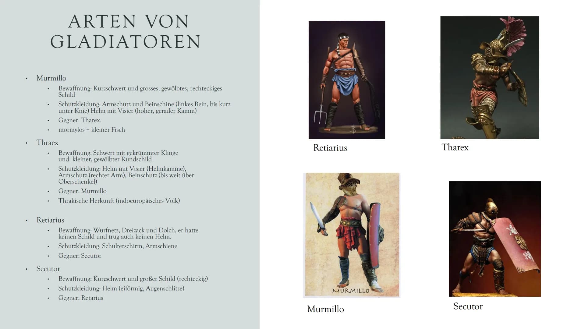 DER
GLADIATOR ●
WIESO DIESES THEMA?
Finden die Kämpfe spannend
Wissen nicht viel darüber
Wollten zuerst das römische Theater
präsentieren IN