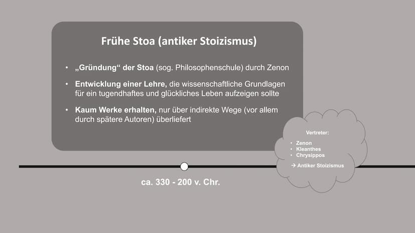Das glückliche Leben
Ziel der Stoiker ist ein gelingendes, glückliches Leben.
Definition - Seneca
- jeder will glücklich (es) leben, keiner 