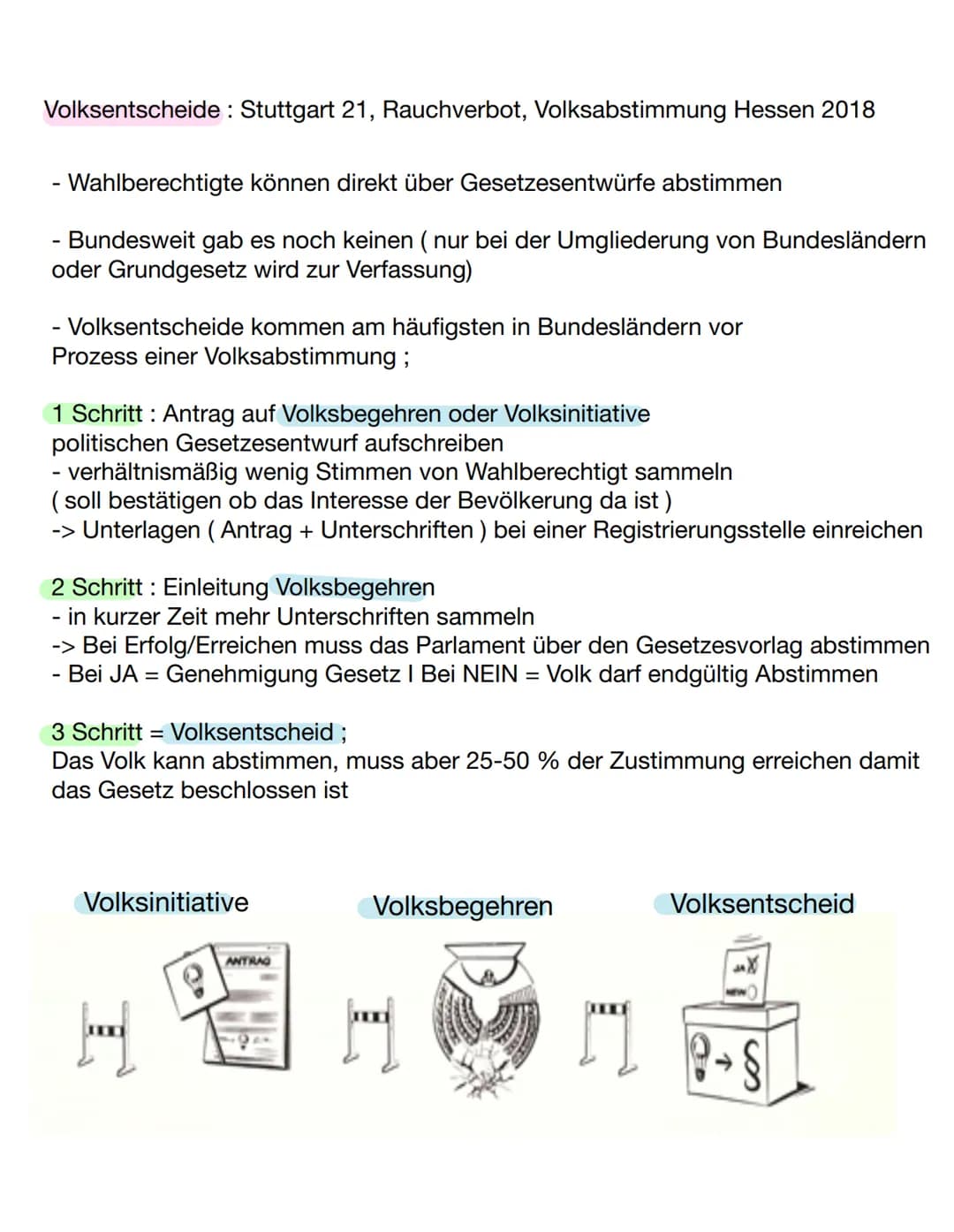 Repräsentative
Lernzettel Politik
- Beteiligung der Bürger an politischen
Entscheidungen durch WAHLEN einer
Repräsentativenkörperschaft
(Par
