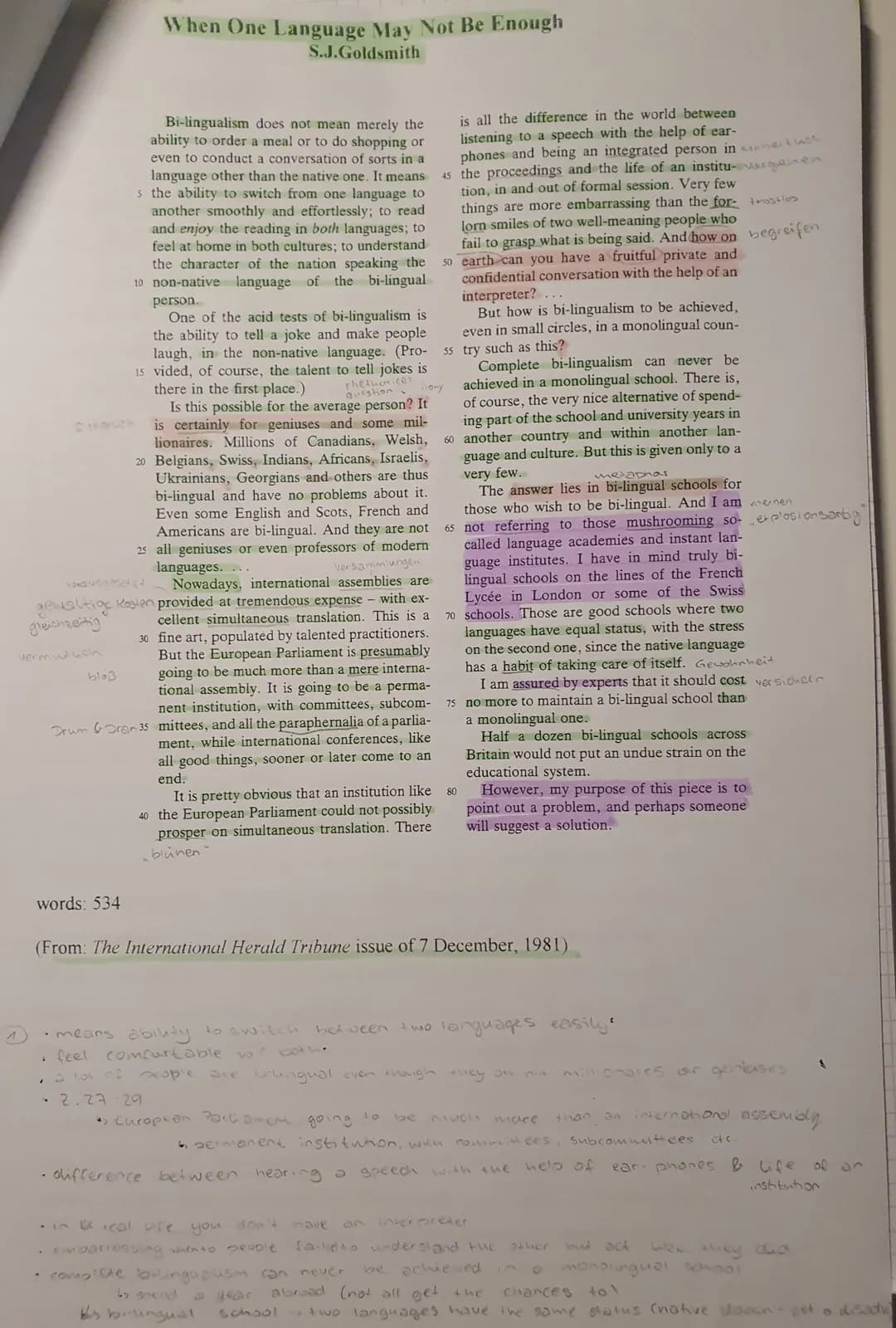 Name:
Klasse: 12 d
Fachlehrerin:
erlaubte Hilfsmittel:
Arbeitszeit:
Klausur 12/1 Englisch
Globalization
Wörterbuch einsprachig, Wörterbuch D