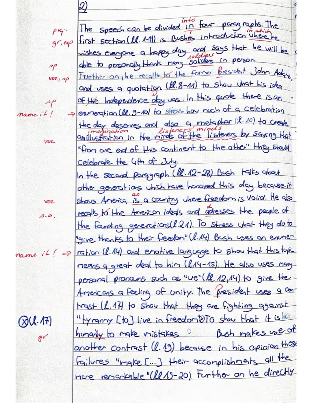 Juli
01.03.21
1. Klausur Englisch LK
On the 4th of July 2006 & President Bush delivered pu
his radio Address on the occassion of the Inde-
p