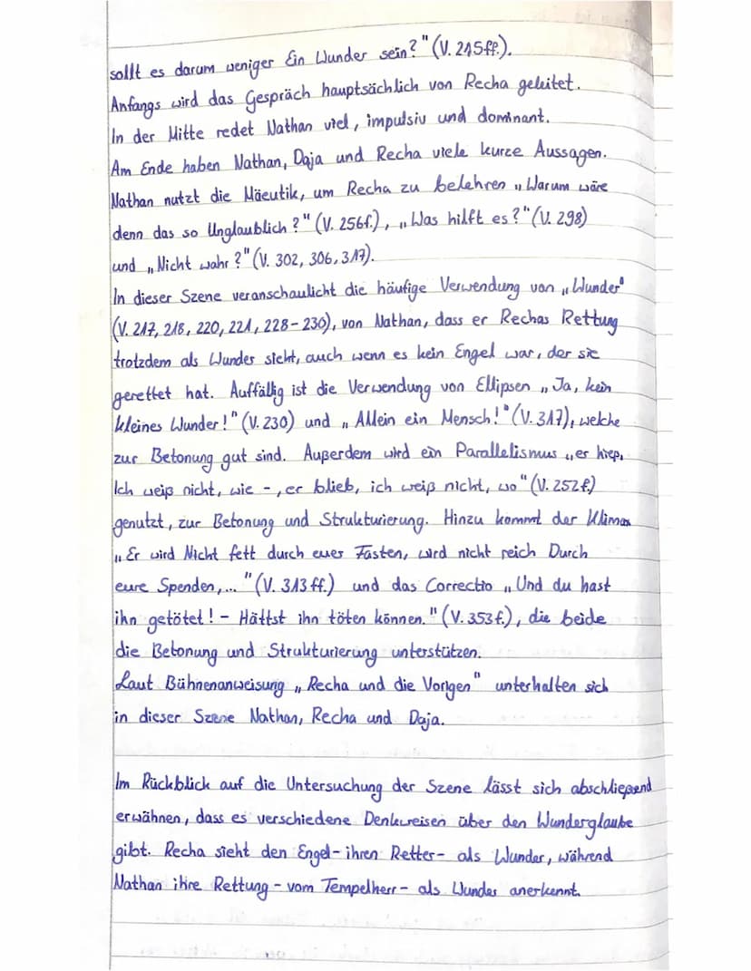 dramatischen Gedichtes
Nathan der Weise" Szenenanalyse 1,2
Im ersten Aufzug, zweiter Auftritt des Dramas
Nathan der Weise
von
Gotthold Ephra