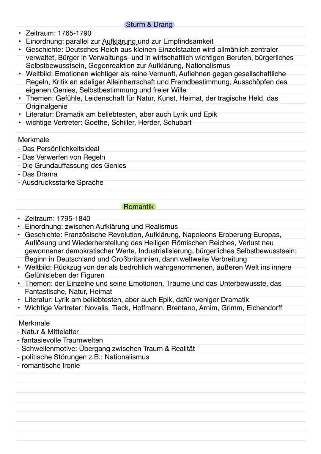 # Aufklärung

- Zeitraum: 1720-1800
- Einordnung: zwischen Barock und Sturm & Drang
- Geschichte: vergangene Kriege und Glaubenskonflikte, V