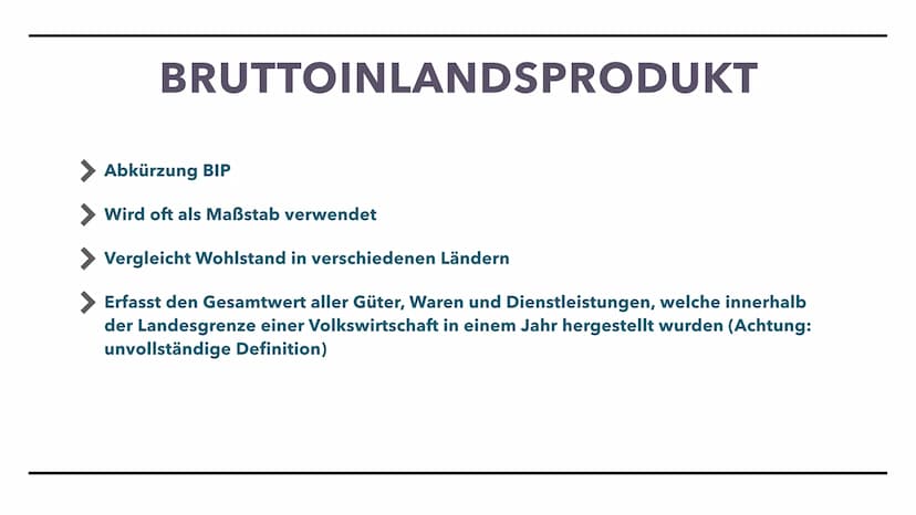 WW UND BIP
Bruttoinlandsprodukt Das Bruttoinlandsprodukt
Nominales Bruttoinlandsprodukt
Reales Bruttoinlandsprodukt
Entwicklung des realen B