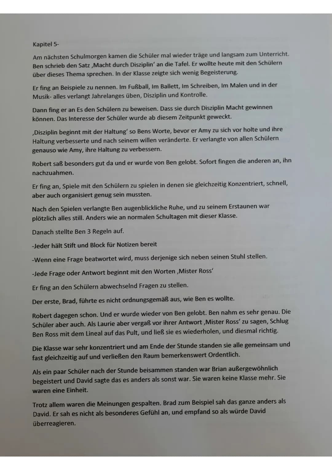 Die Welle - Kapitel Zusammenfassungen
Kapitel 1-
Laurie und Amy werden vorgestellt, Lauries Redaktion & Projekt die ,Ente' wird erwähnt und
