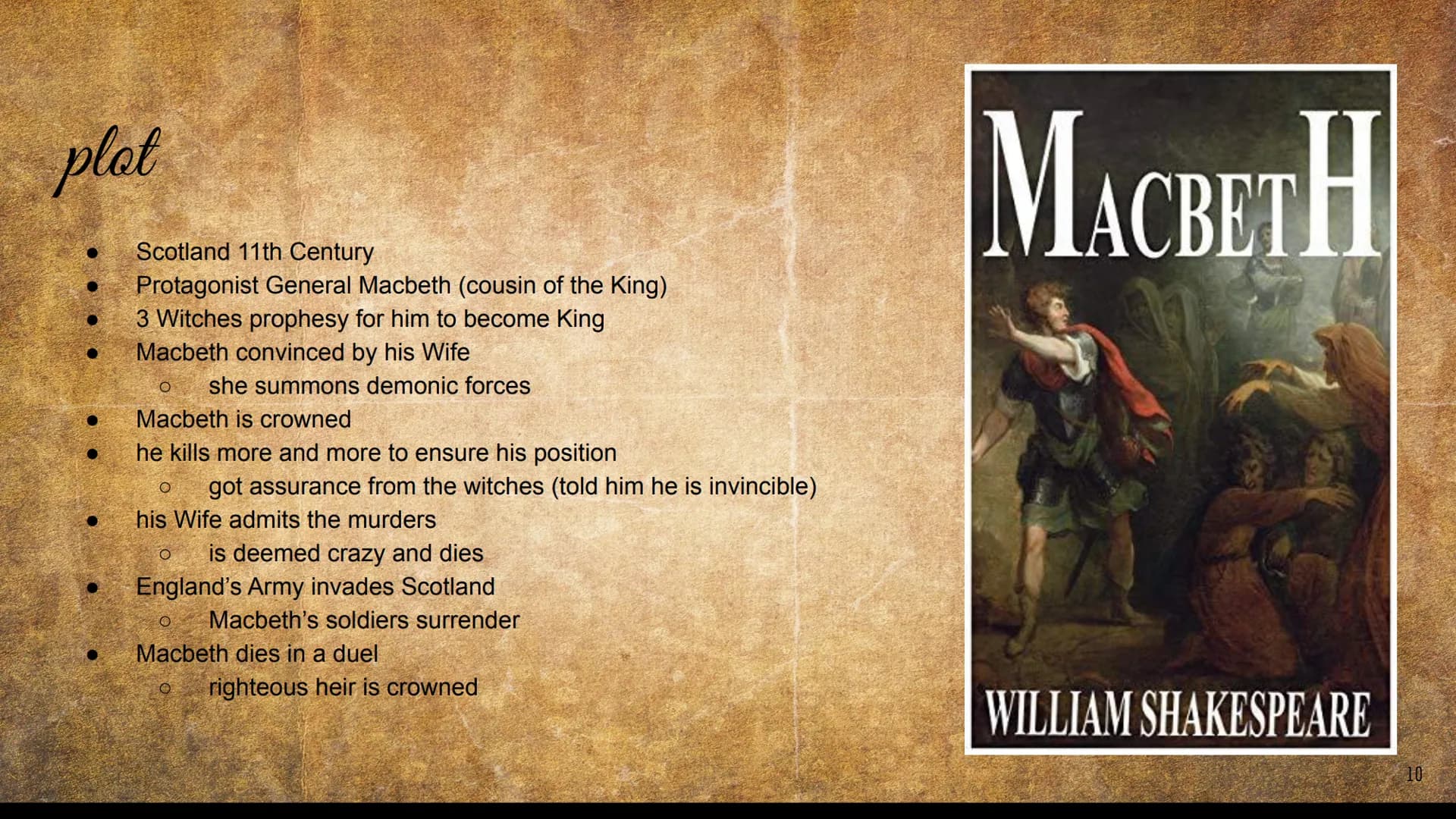 William
Shakespeare
Impact on young audiences Structure
Shakespeare's...
1. short bio
2.
time
2.1. London
2.2. the theatre
3. Macbeth
3.1. p