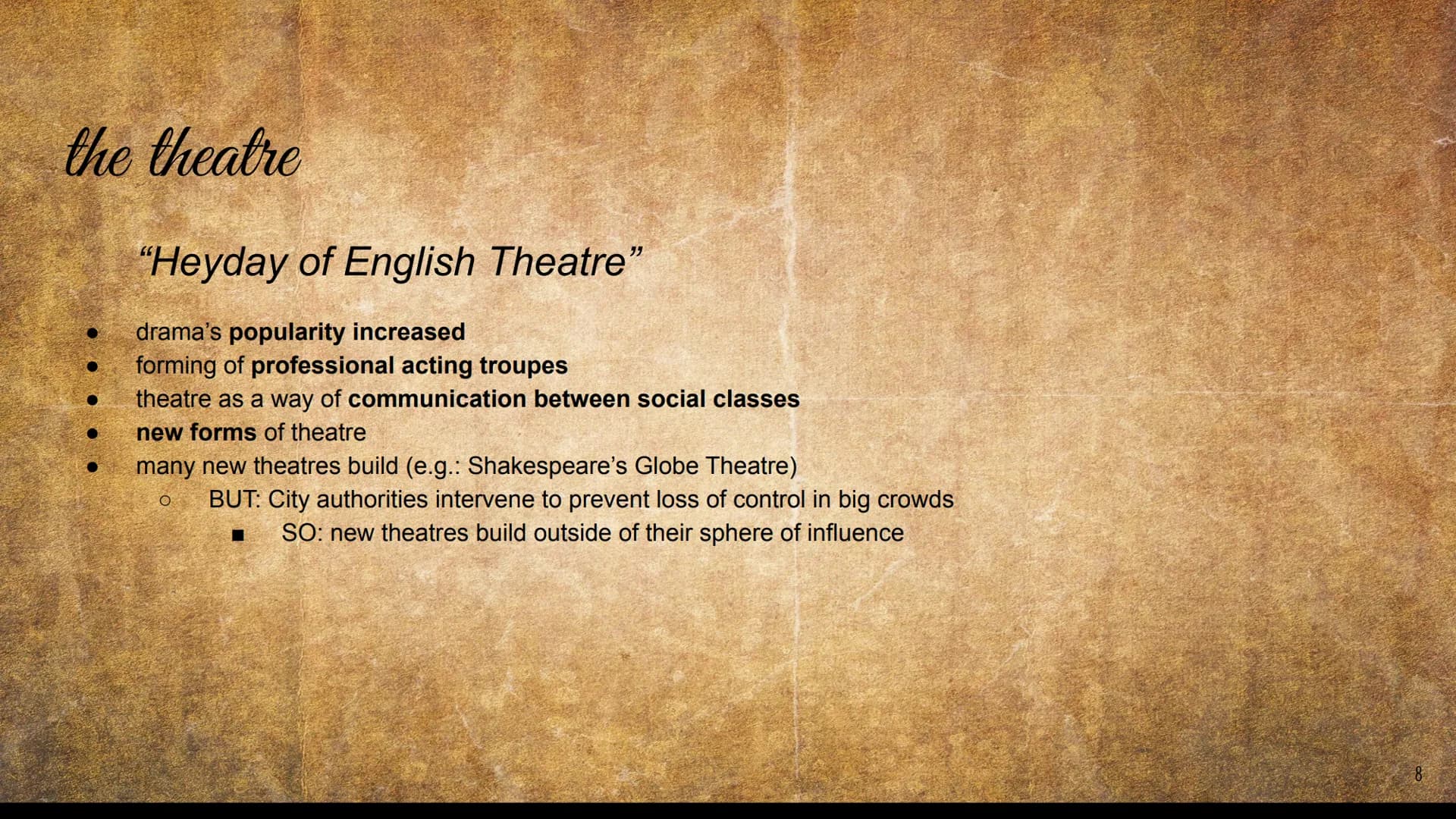 William
Shakespeare
Impact on young audiences Structure
Shakespeare's...
1. short bio
2.
time
2.1. London
2.2. the theatre
3. Macbeth
3.1. p